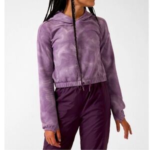 Athleta Girl In Your Zone Cropped Hoodie Sz 14